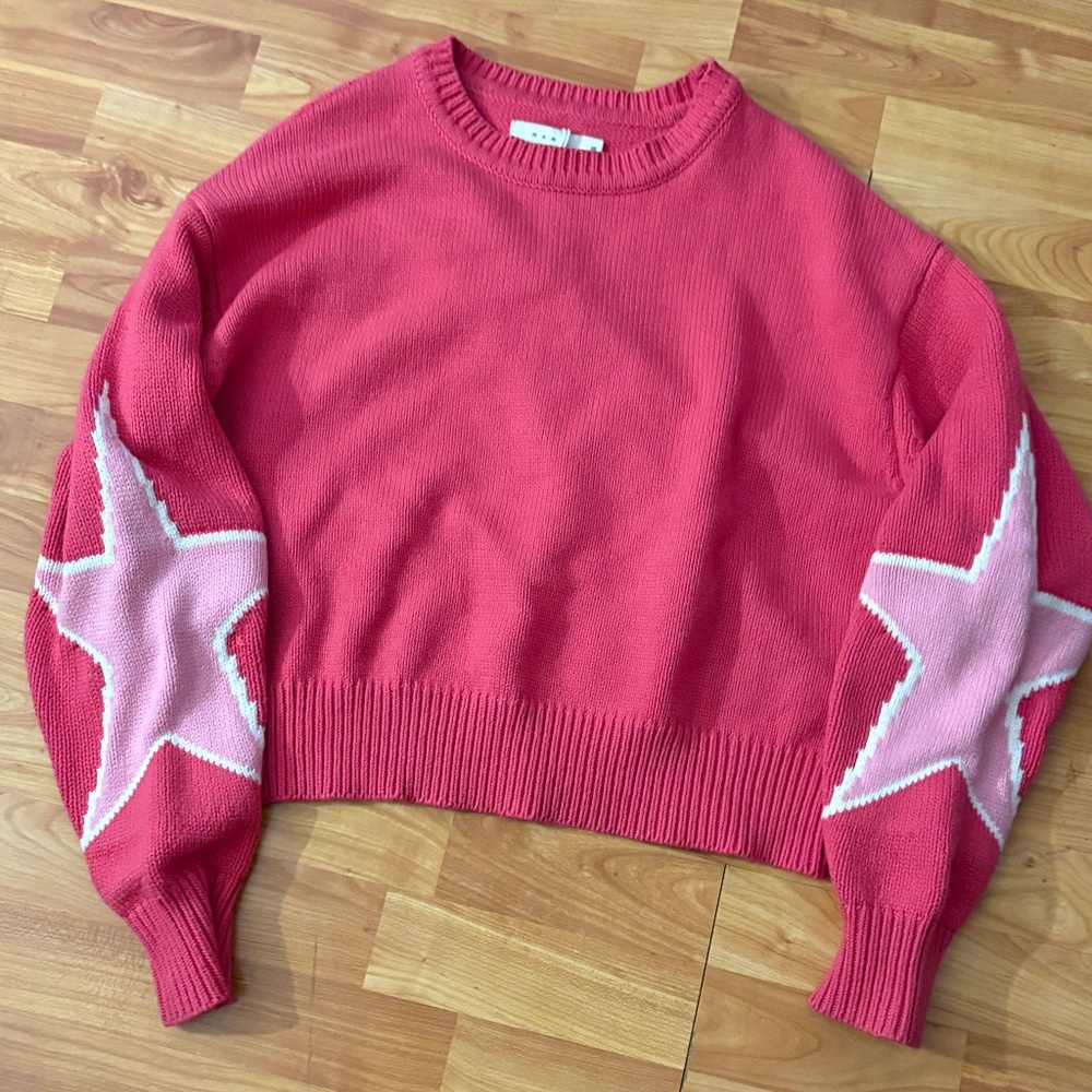 Pink Star Sweater